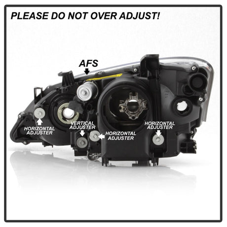Phare HID/AFS côté passager xTune 10-12 pour Lexus ES350 - OEM droit (PRO-JH-LES10-AFS-OE-R)