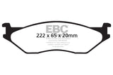 Plaquettes de frein avant EBC Greenstuff pour Ford Econoline E550 02-05