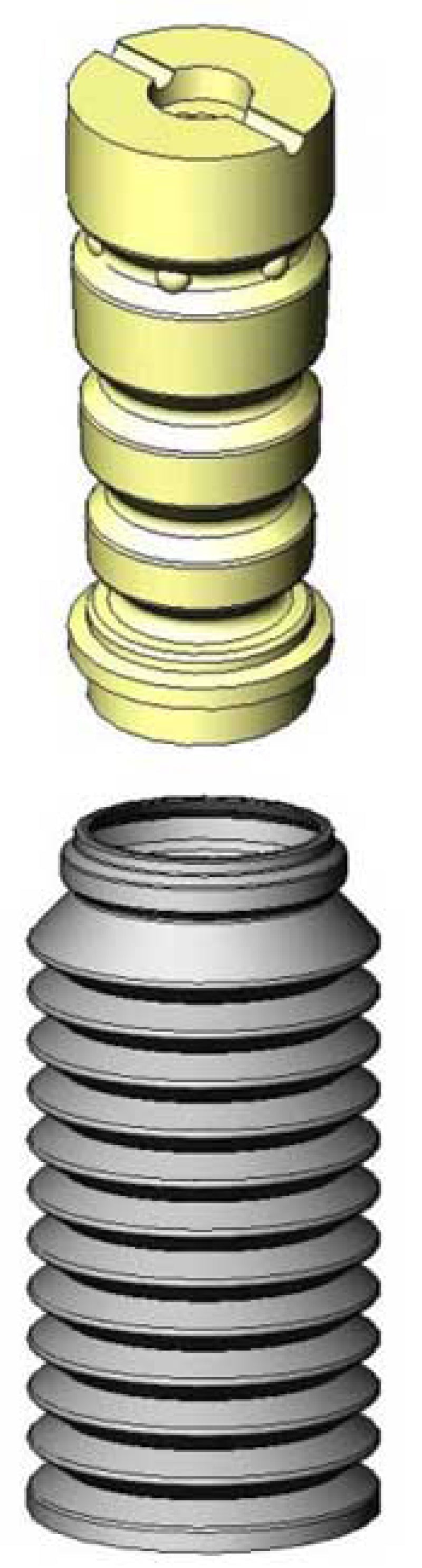 KYB Amortisseurs et jambes de force Bottes de jambe de force arrière AUDI A4 2004-09 AUDI A6 2005-10 AUDI S4 2007-09 AUDI S6 2007-10