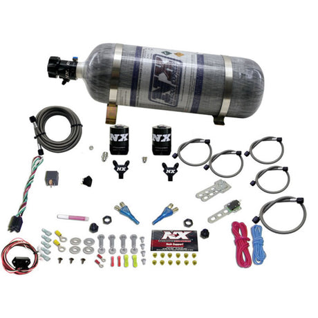 Nitrous Express 03-18 Nissan 350Z/370Z Double buse (35-150 CV) avec bouteille composite