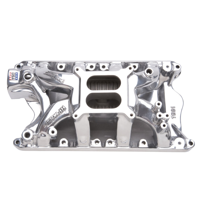 Collecteur d'air poli Edelbrock Ford 351 tr/min