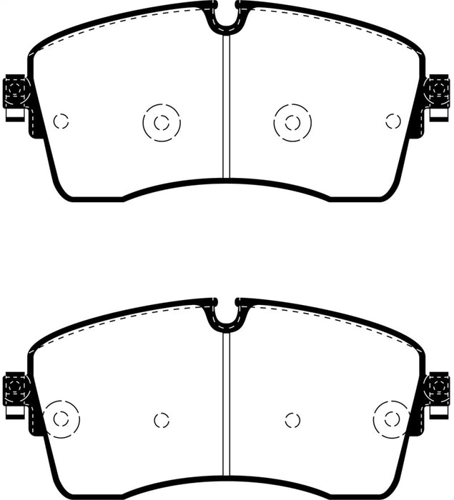 Plaquettes de frein avant EBC Greenstuff pour Jaguar E-Pace 2.0L Turbo (246) 2018+