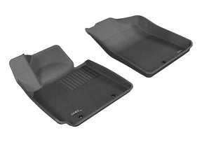 3D MAXpider 2012-2017 Hyundai Veloster Kagu 1st Row Floormat - Black 3D MAXpider