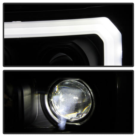Phares à DEL Spyder GMC Sierra 1500/2500/3500 07-13 Denali 08-13 Noir PRO-YD-GS07V2PL-BK