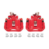 Étriers arrière rouges Power Stop 13-17 Ford Explorer avec supports - Paire