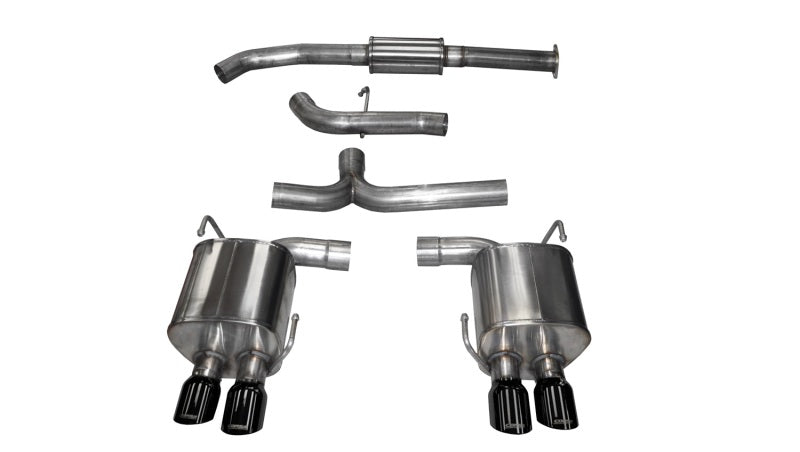 Échappement Cat Back pour Subaru WRX Corsa 2015, embouts Quad noirs de 3,5 pouces *Sport*