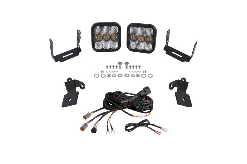 Kit de pods LED pour montant A Polaris RZR SS5 Sport 20-Present de Diode Dynamics - Combo blanc