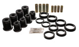 Bagues de bras de suspension avant noires pour Jeep Cherokee/Wagoneer/Comanche 4WD 84-01 Energy Suspension