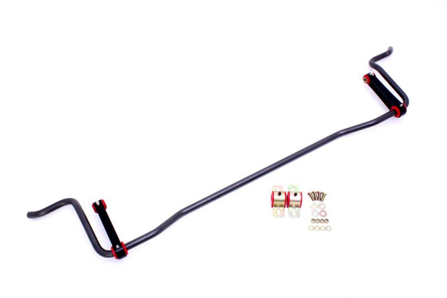 BMR 05-10 S197 Mustang Rear Solid 22mm Sway Bar Kit w/ Bushings & Billet Links - Black Hammertone BMR Suspension