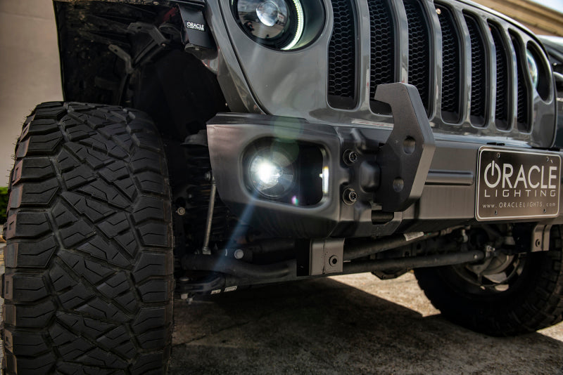 Oracle Jeep Wrangler JL/Gladiator JT Sport High Performance W LED Fog Lights - White SEE WARRANTY