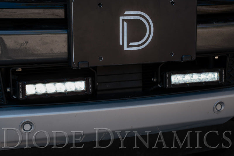 Diode Dynamics 19-21 Ford Ranger SS6 LED Lightbar Kit - Amber Driving