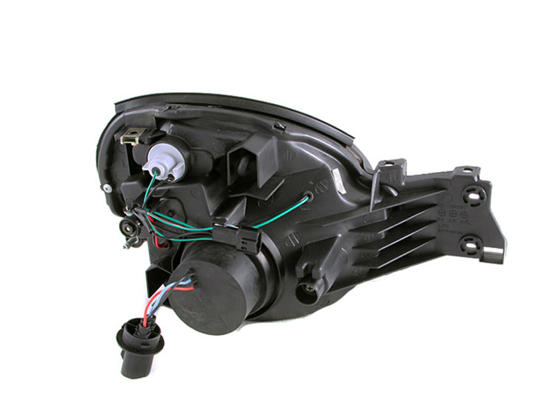 Phares de projecteur ANZO 2002-2003 Subaru Impreza avec halo noir