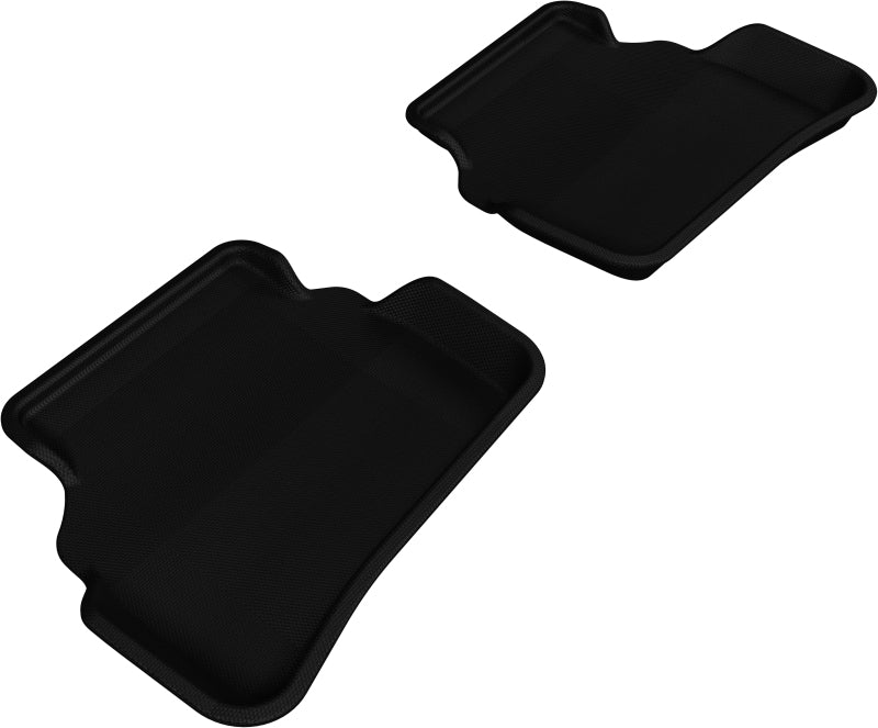 Tapis de sol 3D MAXpider 2008-2014 Mercedes-Benz Classe C Berline W204 Kagu 2e rangée - Noir