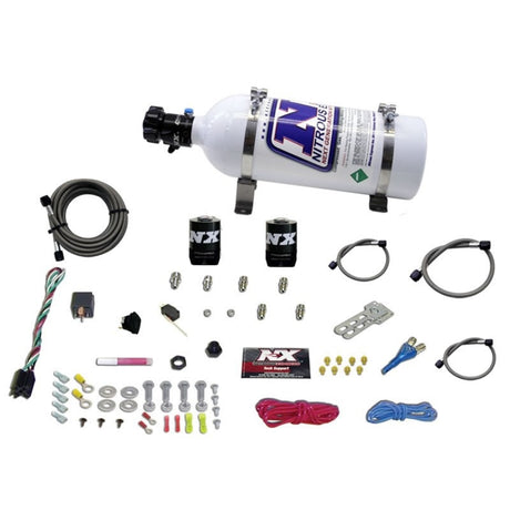 Kit d'azote universel Nitrous Express pour EFI (toutes les applications à buse unique) avec bouteille de 5 lb