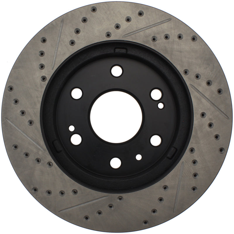 Rotor avant gauche rainuré et percé StopTech 05-10 GMC Sierra 1500 (avec tambour arrière) / 07-09 GMC Yukon