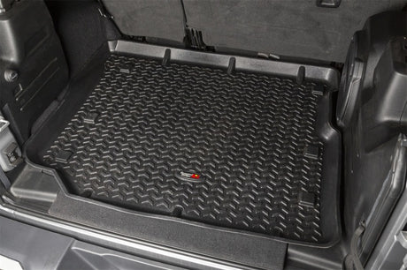 Revêtement de plancher Rugged Ridge Cargo Black 18-21 Jeep Wrangler JL 4 Dr (sauf modèles 4XE)