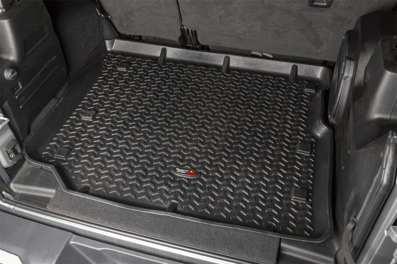 Rugged Ridge Floor Liner Cargo Black 18-21 Jeep Wrangler JL 4 Dr (Excl. 4XE Models)