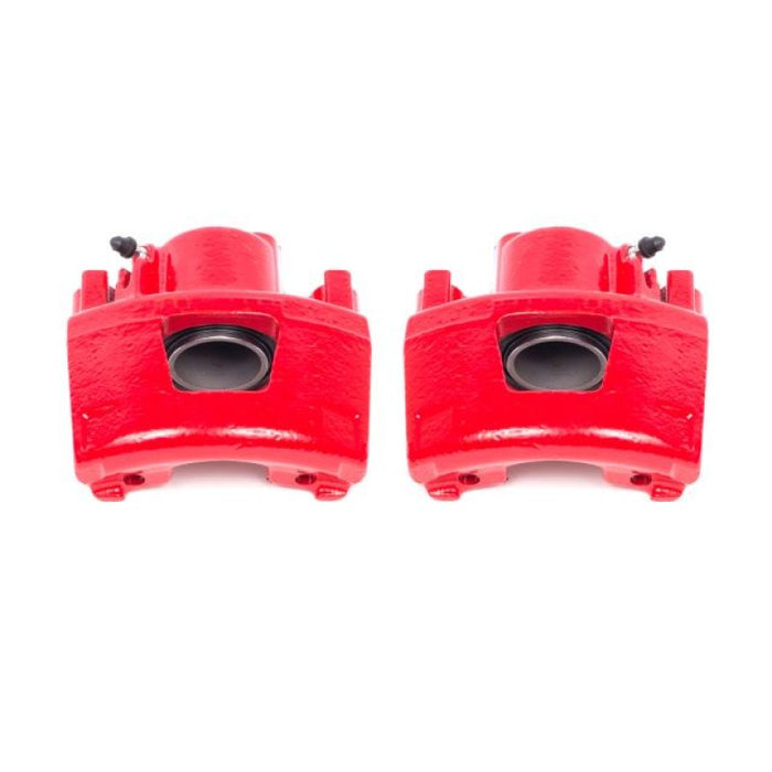 Étriers avant rouges Power Stop 94-99 Buick LeSabre sans supports - Paire