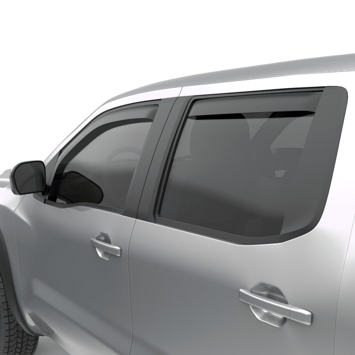 EGR 2022+ Nissan Frontier Pare-soleils avant/arrière en noir mat pour cabine multiplace