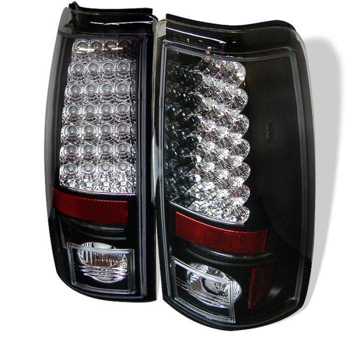 Feux arrière à LED Spyder Chevy Silverado 1500 99-02 (ne convient pas aux marchepieds) Blk ALT-YD-CS99-LED-BK