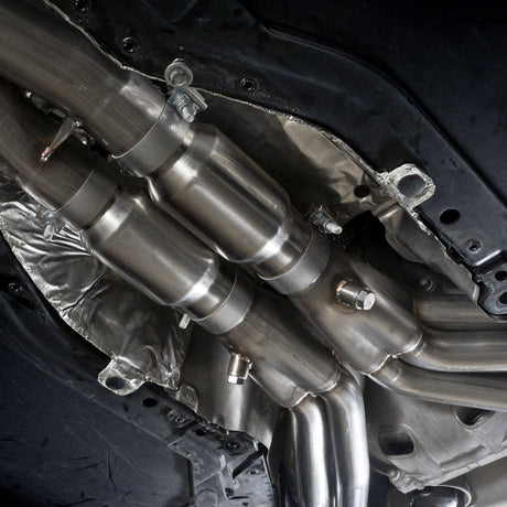 Collecteurs d'échappement Corvette 6,2 L 2014-18 en acier inoxydable, primaires de 2 pouces avec catalyseurs à haut débit X-Pipe