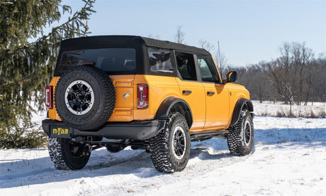Marchepieds coulissants N-Fab Trail pour Ford Bronco 4 portes 2021 – Noir texturé