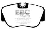 Plaquettes de frein avant EBC 84-86 Mercedes-Benz 190/190E 2.3 Greenstuff