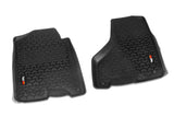Revêtement de plancher avant Rugged Ridge noir pour Dodge Ram 1500/2500/3500 Crew Cab 2009-2018