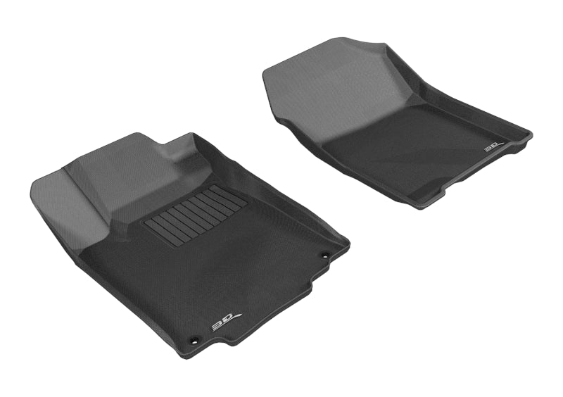 Tapis de sol 3D MAXpider 2012-2016 Honda CR-V Kagu 1ère rangée - Noir