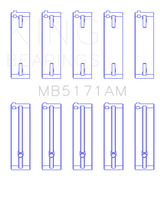 King Engine Bearings Mazda FS-DE L4/FP L4/FS L4  DOHC 16 Valve  (Size +0.5) Main Bearing Set