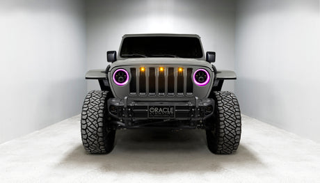Phares à DEL haute puissance Oracle Jeep Wrangler JL/Gladiator JT 7 po (paire) - Dynamique VOIR LA GARANTIE