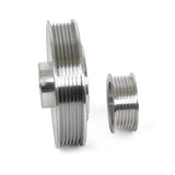 Kit de poulies de transmission inférieures BBK 96-01 Mustang 4.6 GT Cobra - Aluminium CNC léger (3 pièces)