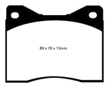 Plaquettes de frein arrière Redstuff EBC 88-90 Lamborghini Countach 5.2 (Anniversaire)