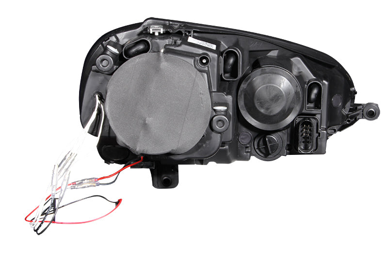 Phares de projecteur ANZO 2006-2009 Volkswagen Rabbit avec halo noir (CCFL)