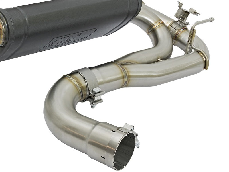 aFe MACHForce XP 16-17 BMW 340i/iX 440i/iX L6-3.0L (t) SS Axle-Back Exhaust w/Black Tip