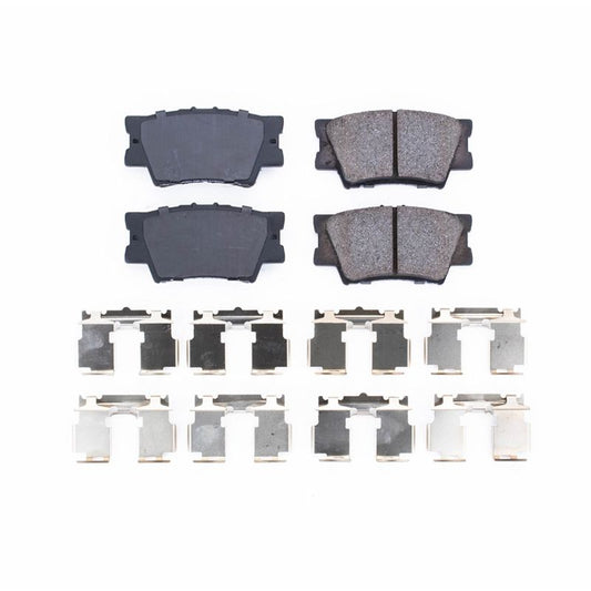 Power Stop 13-18 Lexus ES300h Rear Z17 Evolution Ceramic Brake Pads w/Hardware