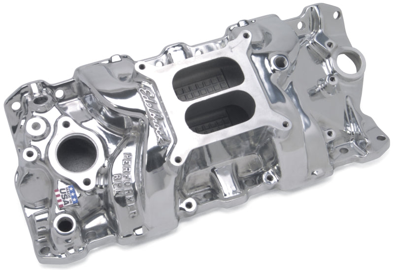 Collecteur Edelbrock Perf RPM poli