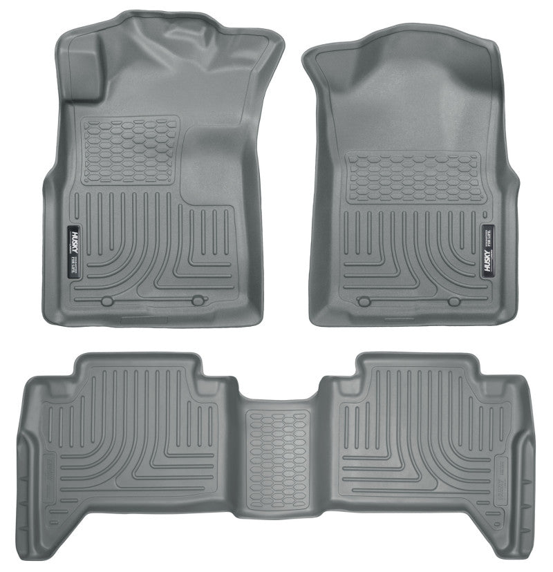 Husky Liners 05-13 Toyota Tacoma WeatherBeater Combo Grey Floor Liners