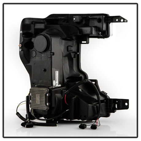 Phares à DEL haute puissance Spyder Apex 20-22 Ford F250/F350 (halogène) - Noir PRO-YD-FS20HALAP-SEQ-BK