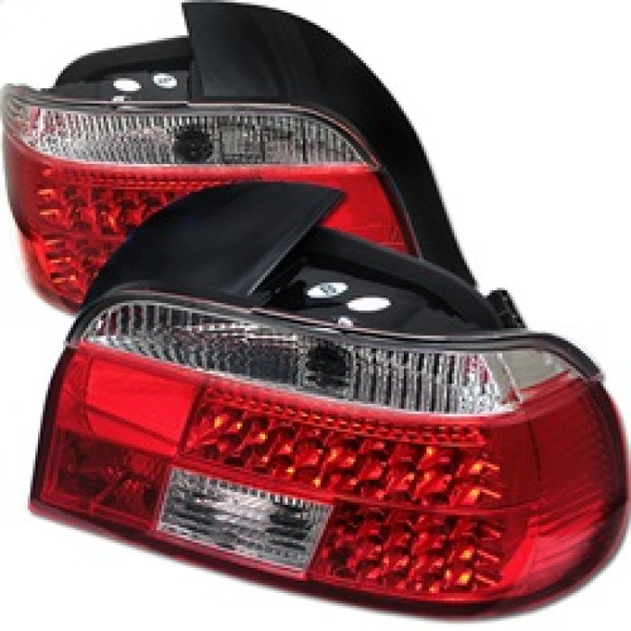 Feux arrière LED Spyder BMW E39 Série 5 97-00 Rouge Transparent ALT-YD-BE3997-LED-RC