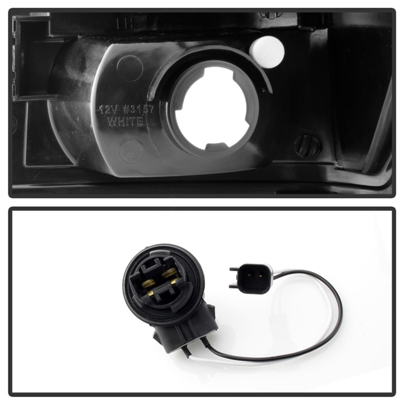 Feux arrière à LED Spyder Jeep Grand Cherokee 07-10 Noir ALT-YD-JGC07-LED-BK