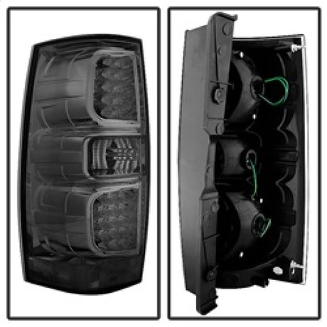 xTune Chevy Suburban/GMC Yukon/Yukon Denali 07-14 LED Tail Lights Smoked ALT-JH-CSUB07-LED-G2-SM