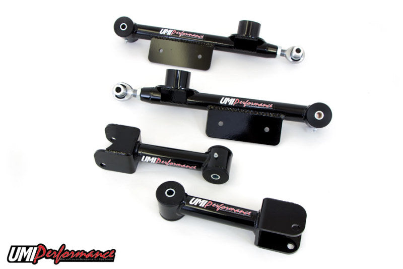 Kit de bras de suspension arrière supérieurs et inférieurs UMI Performance pour Ford Mustang 99-04