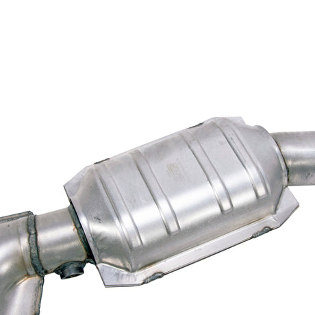 BBK 96-04 Mustang 4.6 GT / Cobra Short Mid X Pipe avec convertisseurs catalytiques 2-1/2 pour collecteurs à tube long