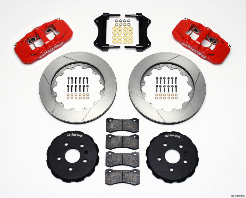 Kit de chapeau avant Wilwood AERO6 14,25 rouge Camaro 2010-2015