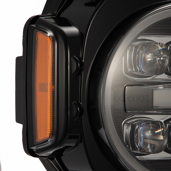 Phares de projecteur à LED AlphaRex 21-23 Ford Bronco NOVA Noir