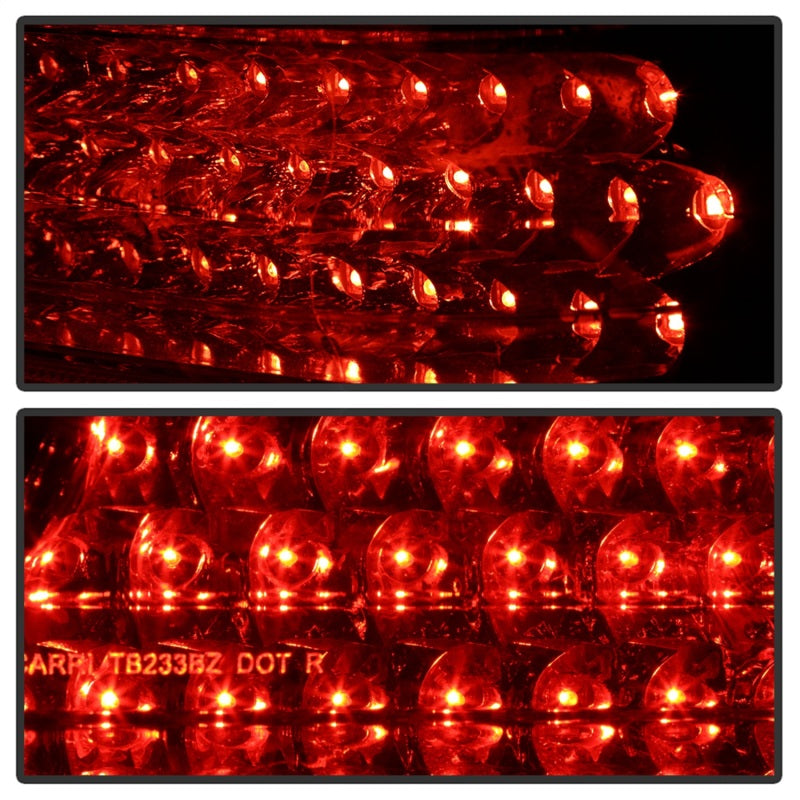 xTune Mercedes Benz W210 E-Class 96-02 LED Tail Lights Red Smoke ALT-CL-MBW210-LED-RSM
