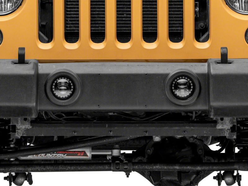 Feux antibrouillard à LED Nighthawk de la série Axial pour Jeep Wrangler JK 07-18 18-23 Jeep Wrangler JL