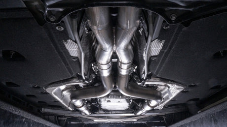 Collecteurs de 2 po pour berline Cadillac CTS-V 2016-18 en acier inoxydable, primaires de 2 po, câbles cathodiques de 3 po dans le tuyau en X