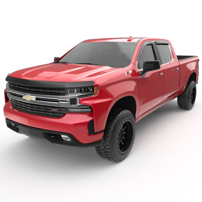 Pare-soleils EGR 2019 Chevy 1500 Crew Cab à bande adhésive - Ensemble de 4 fumés foncés